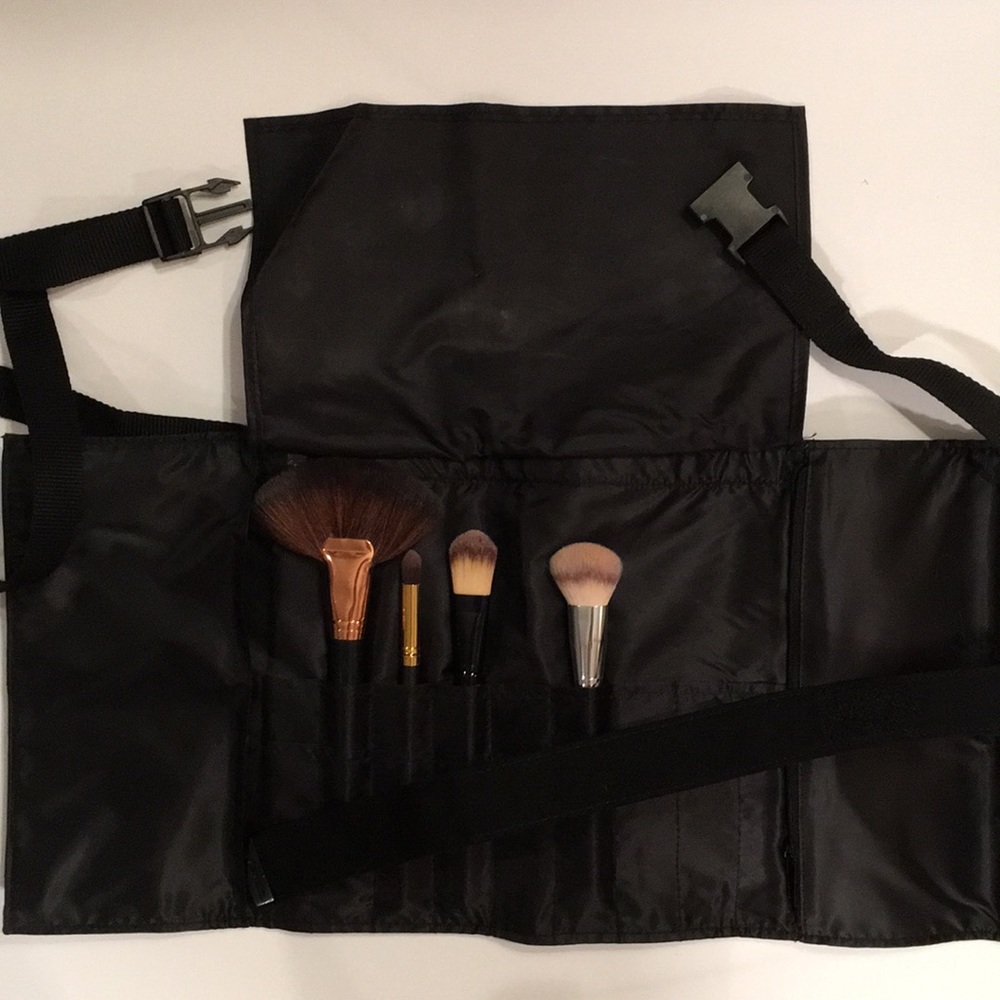 Make up artists brush pouch.